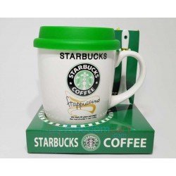 New Starbucks logo printed Coffee Mug with Silicon lid
